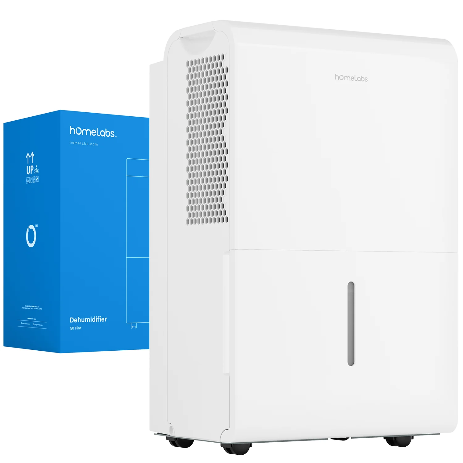 50 Pint Wi-Fi Dehumidifier for up to 7,000 Sq Ft Rooms (MAX 120 Pint at 95°F, 90% RH)